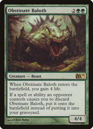 Obstinate Baloth (188) [Magic 2011]