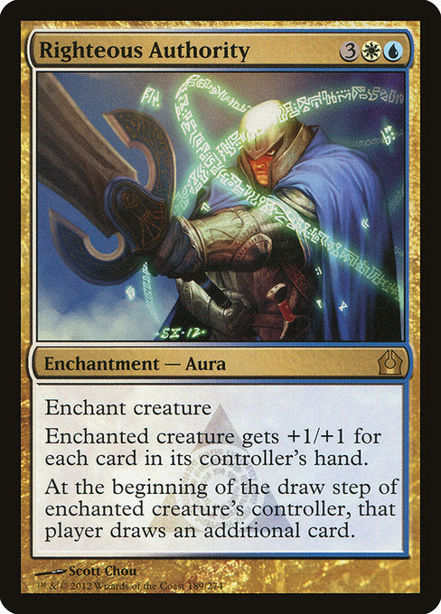 Righteous Authority (189) [Return to Ravnica]