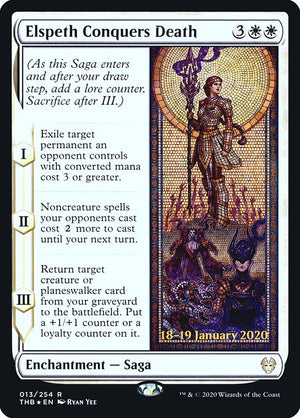 Elspeth Conquers Death (13s) [Theros Beyond Death Promos]