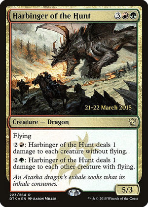 Harbinger of the Hunt (223s) [Dragons of Tarkir Promos]