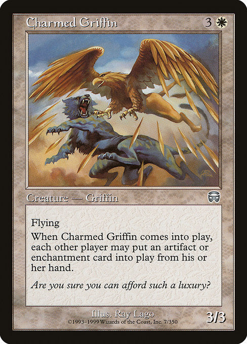 Charmed Griffin (7) [Mercadian Masques]
