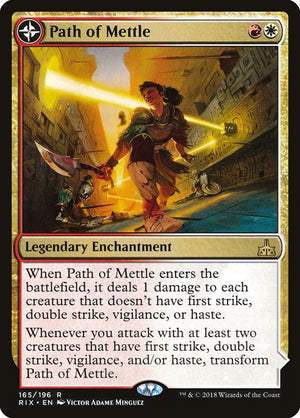 Path of Mettle // Metzali, Tower of Triumph (165) [Rivals of Ixalan]