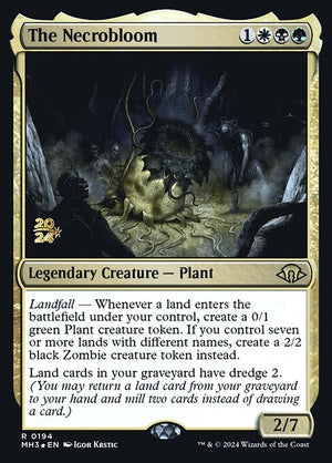 The Necrobloom (194s) [Modern Horizons 3 Promos]