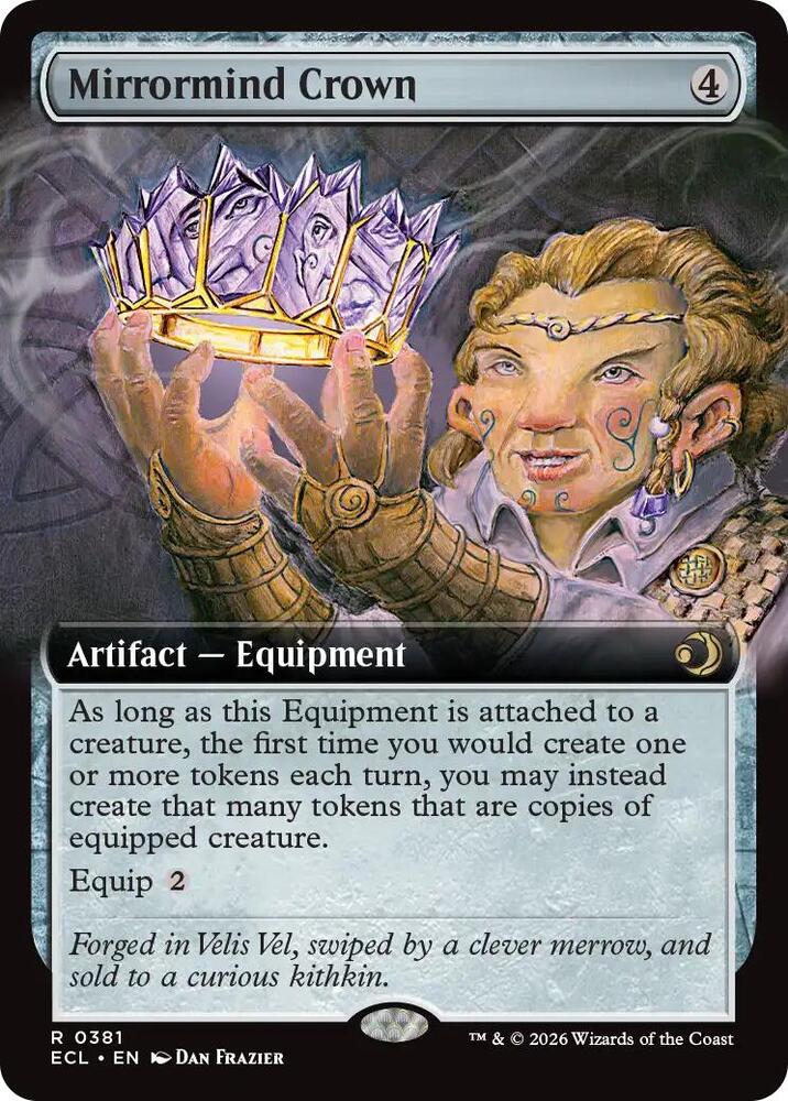 Mirrormind Crown (Extended Art) (381) [Lorwyn Eclipsed]