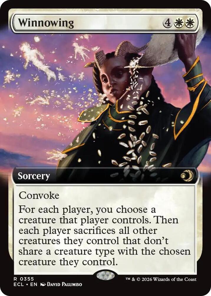 Winnowing (Extended Art) (355) [Lorwyn Eclipsed]