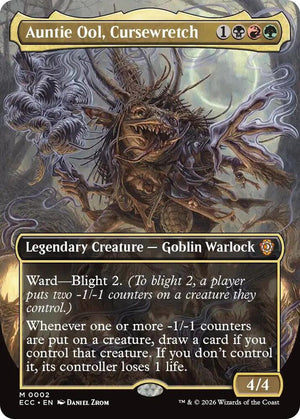 Auntie Ool, Cursewretch (Borderless) (2) [Lorwyn Eclipsed Commander]