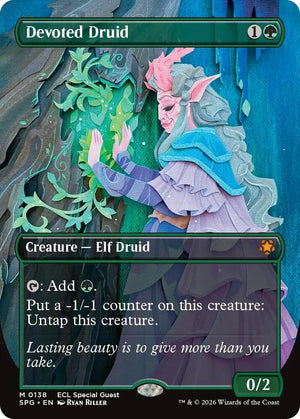 Devoted Druid (Borderless) (138) [Special Guests]