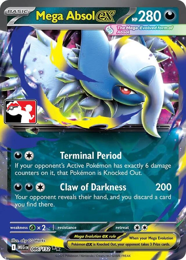 Mega Absol ex - 086/132 [Prize Pack Series Cards]