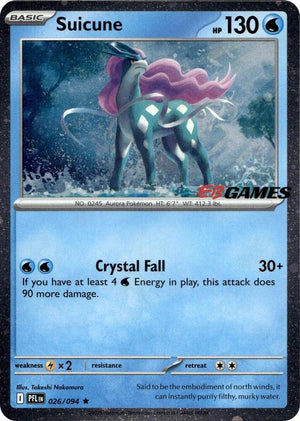 Suicune (EB Games Exclusive) (026/094) [Miscellaneous Cards and Products]