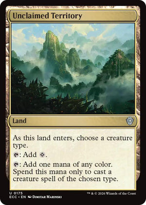 Unclaimed Territory (175) [Lorwyn Eclipsed Commander]