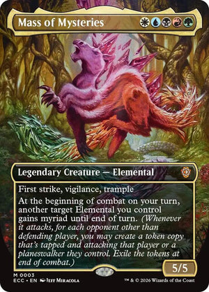 Mass of Mysteries (Borderless) (3) [Lorwyn Eclipsed Commander]