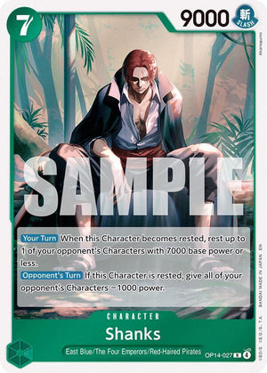 Shanks (OP14-027) [The Azure Sea's Seven]