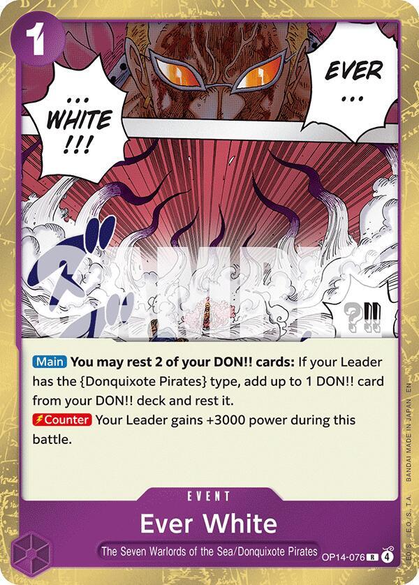 Ever White (OP14-076) [The Azure Sea's Seven]