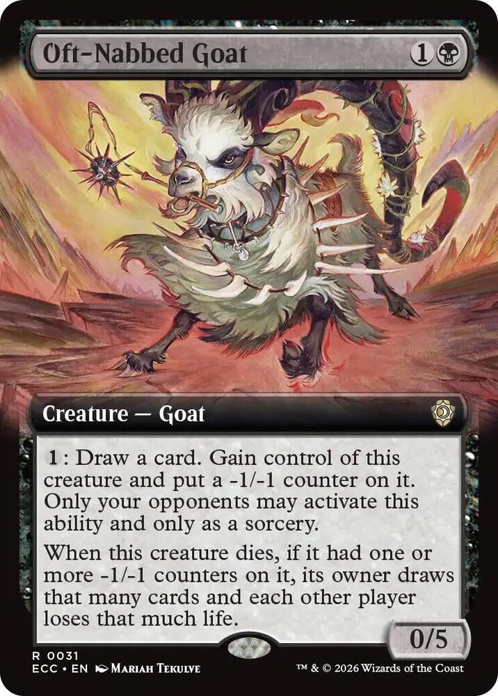 Oft-Nabbed Goat (Extended Art) (31) [Lorwyn Eclipsed Commander]