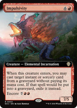 Impulsivity (Extended Art) (33) [Lorwyn Eclipsed Commander]
