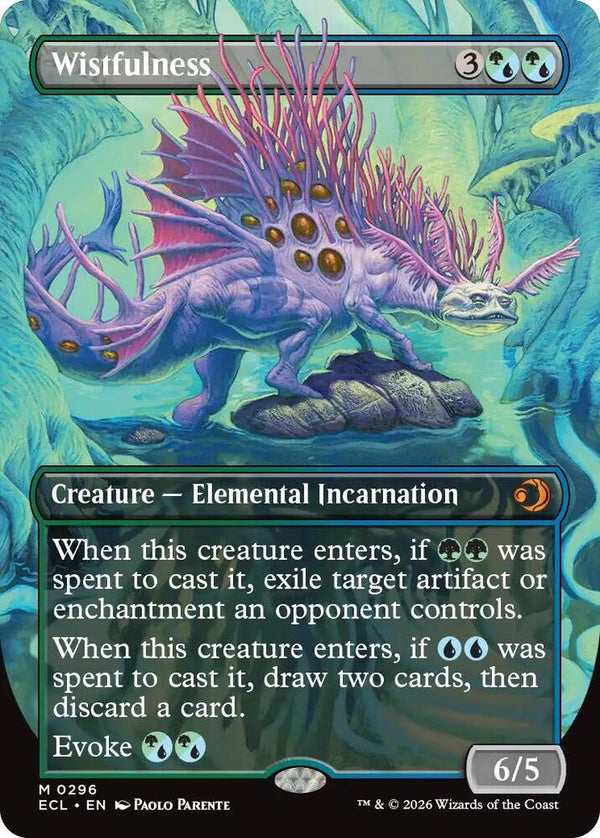 Wistfulness (Borderless) (296) [Lorwyn Eclipsed]