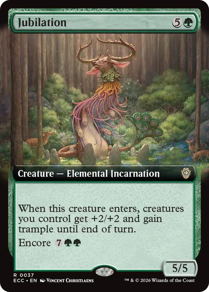 Jubilation (Extended Art) (37) [Lorwyn Eclipsed Commander]
