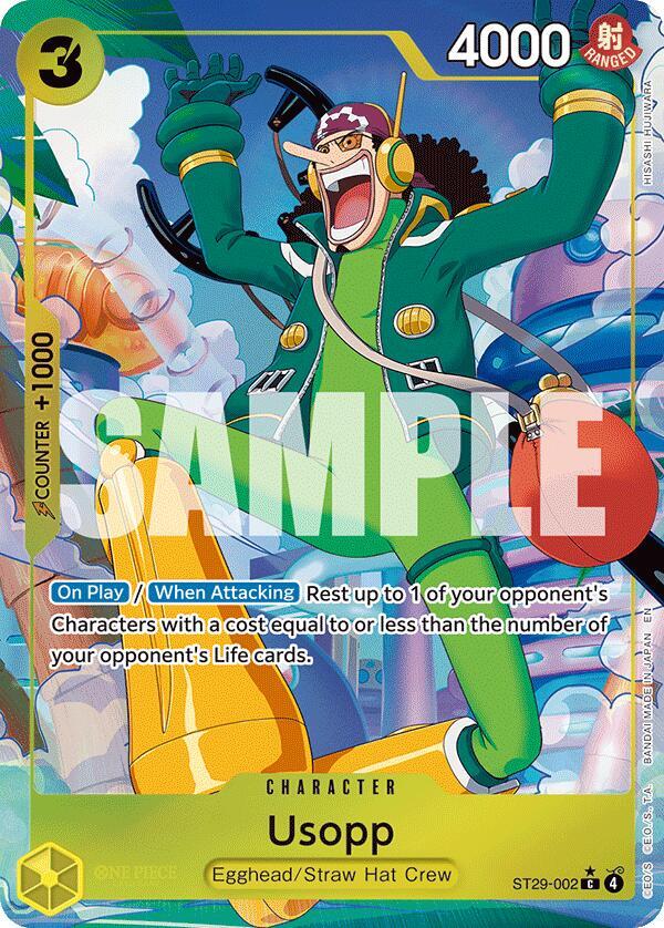Usopp (Full Art) (ST29-002) [Starter Deck 29: Egghead]