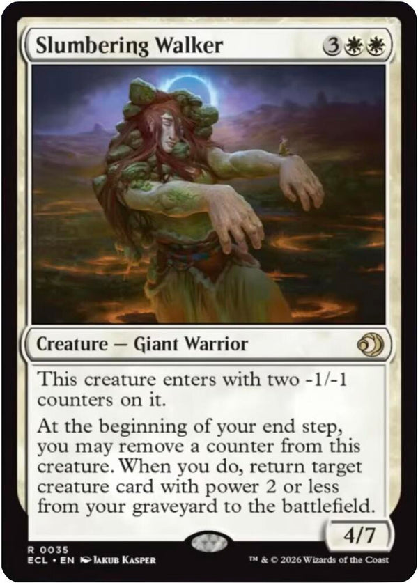 Slumbering Walker (35) [Lorwyn Eclipsed]