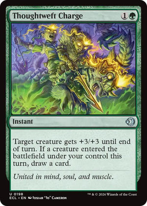 Thoughtweft Charge (198) [Lorwyn Eclipsed]