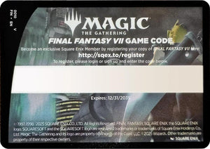 FINAL FANTASY - FINAL FANTASY VII Game Code Card (10) [Final Fantasy]