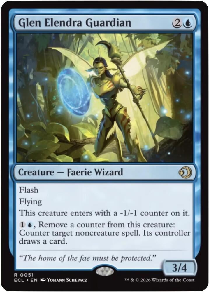 Glen Elendra Guardian (51) [Lorwyn Eclipsed]