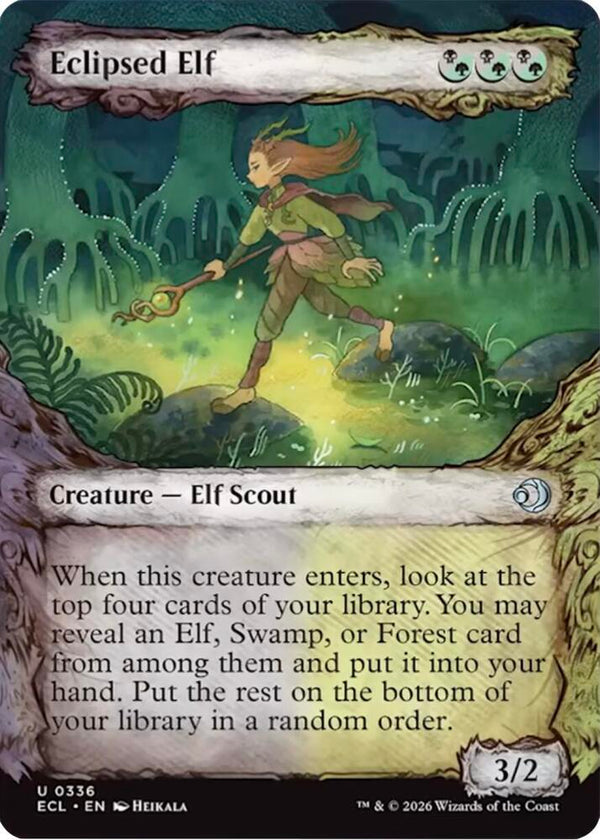 Eclipsed Elf (Showcase) (336) [Lorwyn Eclipsed]