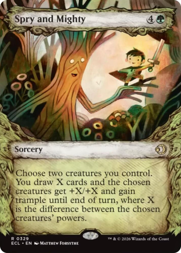 Spry and Mighty (Showcase) (329) [Lorwyn Eclipsed]