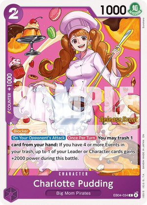 Charlotte Pudding (EB04-034) [The Azure Sea's Seven Release Event Cards]