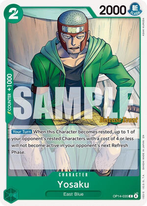 Yosaku (OP14-035) [The Azure Sea's Seven Release Event Cards]