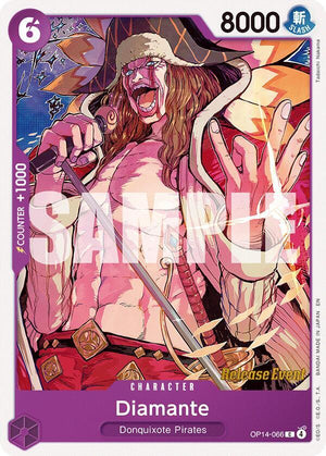 Diamante (OP14-066) [The Azure Sea's Seven Release Event Cards]