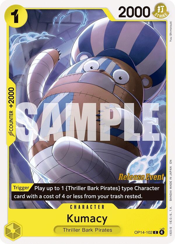 Kumacy (OP14-102) [The Azure Sea's Seven Release Event Cards]