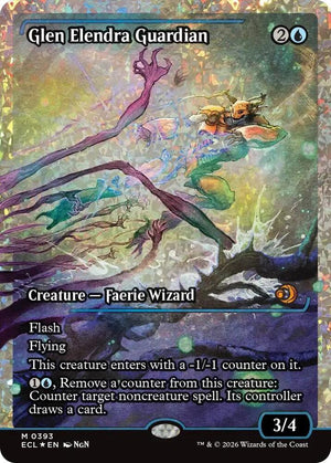 Glen Elendra Guardian (0393) (Showcase) (Fracture Foil) [Lorwyn Eclipsed]