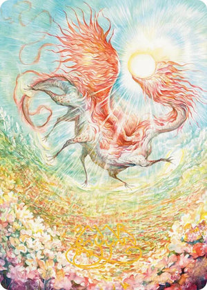 Eirdu, Carrier of Dawn Art Card (Gold-Stamped Signature) (30) [Lorwyn Eclipsed Art Series]
