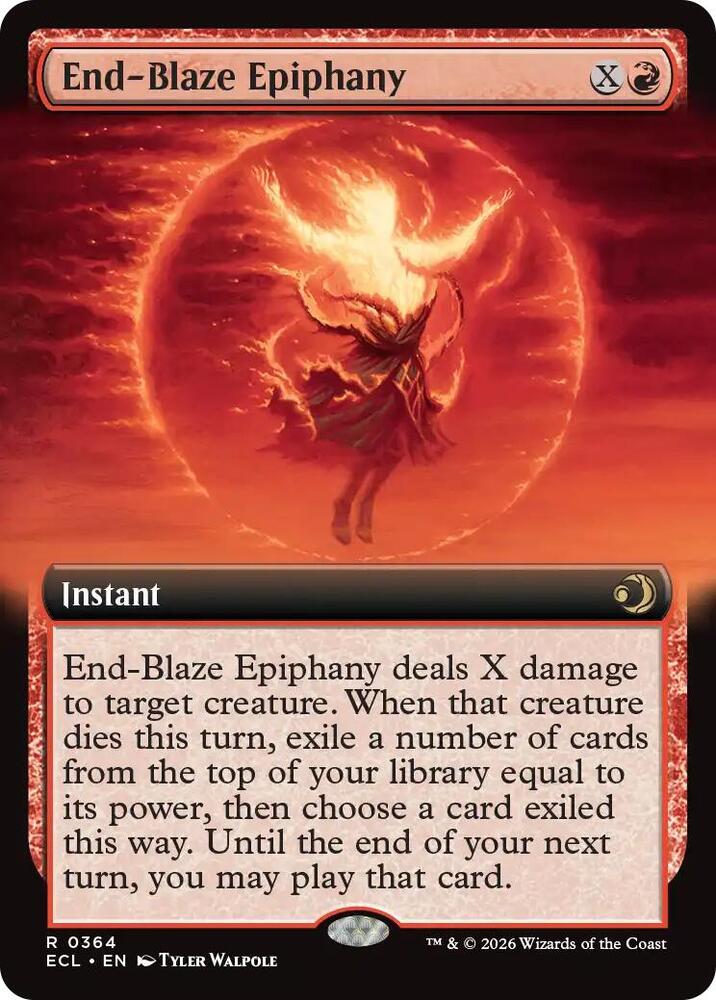 End-Blaze Epiphany (Extended Art) (364) [Lorwyn Eclipsed]