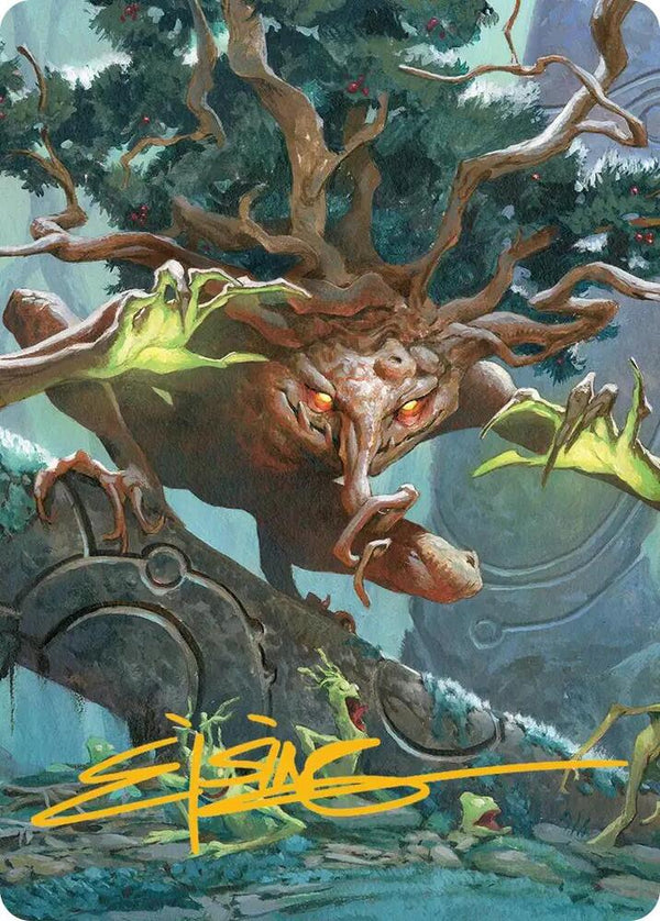 Ferrafor, Young Yew Art Card (Gold-Stamped Signature) (47) [Lorwyn Eclipsed Art Series]