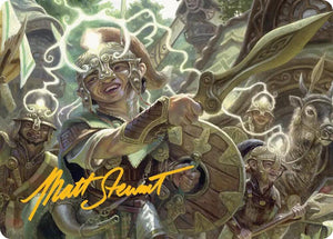 Thoughtweft Lieutenant Art Card (Gold-Stamped Signature) (26) [Lorwyn Eclipsed Art Series]
