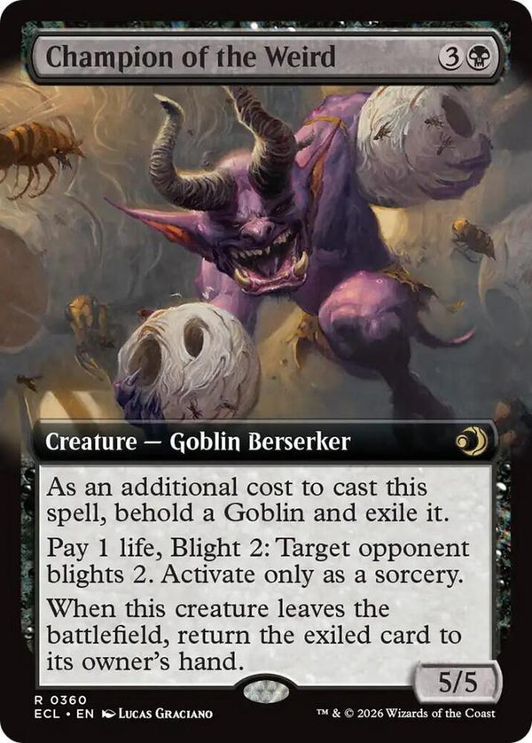 Champion of the Weird (Extended Art) (360) [Lorwyn Eclipsed]