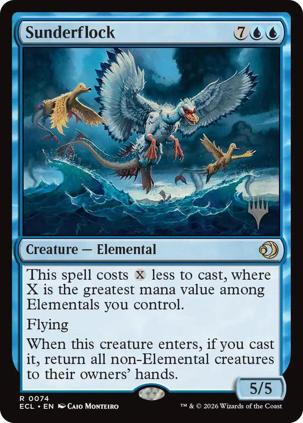 Sunderflock (74) [Lorwyn Eclipsed Promos]