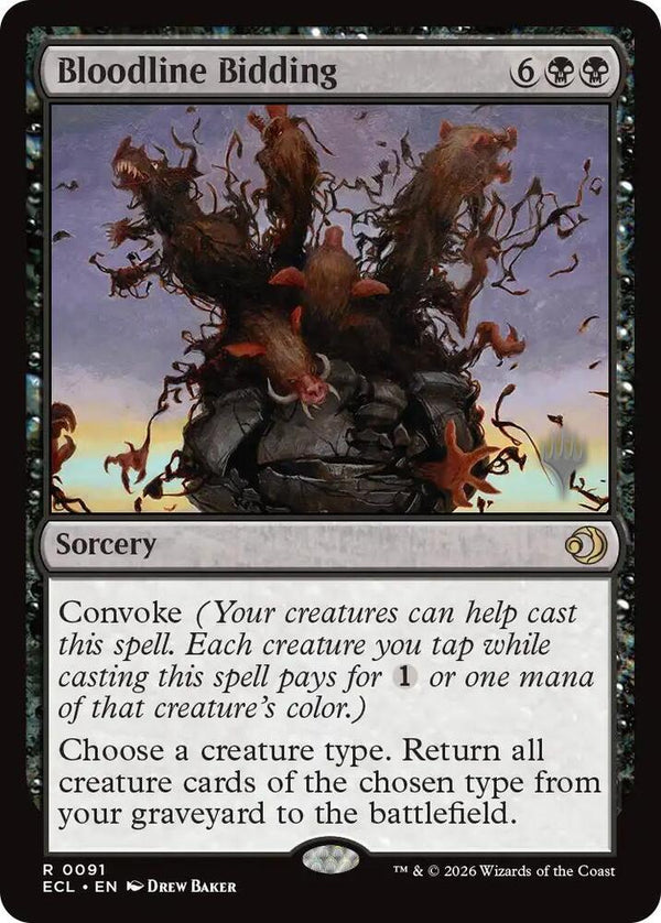 Bloodline Bidding (91) [Lorwyn Eclipsed Promos]