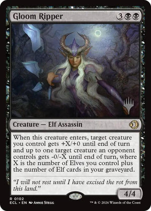 Gloom Ripper (102) [Lorwyn Eclipsed Promos]