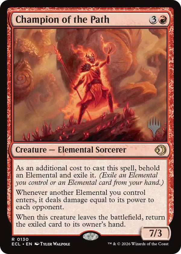 Champion of the Path (130) [Lorwyn Eclipsed Promos]