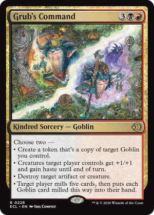 Grub's Command (228) [Lorwyn Eclipsed Promos]