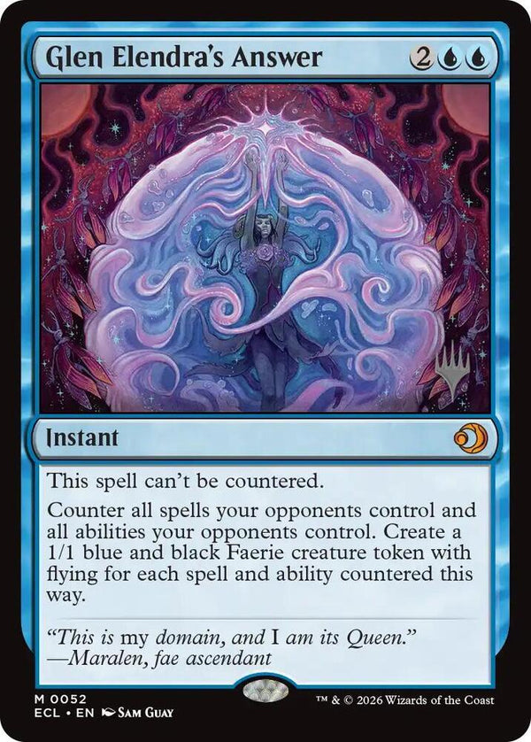 Glen Elendra's Answer (52) [Lorwyn Eclipsed Promos]