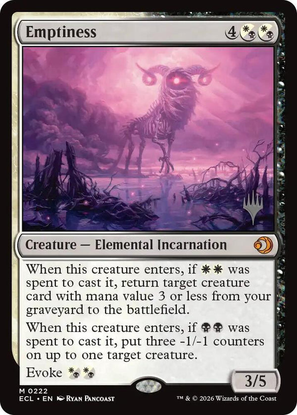 Emptiness (222) [Lorwyn Eclipsed Promos]