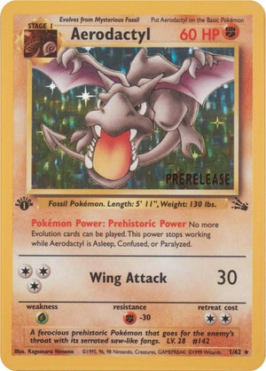 Aerodactyl (01/62) (Prerelease) [Miscellaneous Cards and Products]