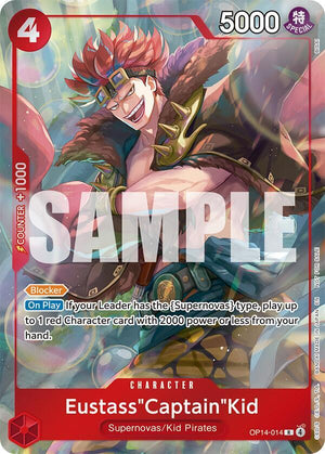 Eustass"Captain"Kid - OP14-014 (Dash Pack) [The Azure Sea's Seven]