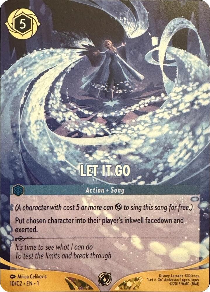 Let It Go (Disney Lorcana Challenge) (10) [Disney Lorcana Promo Cards]