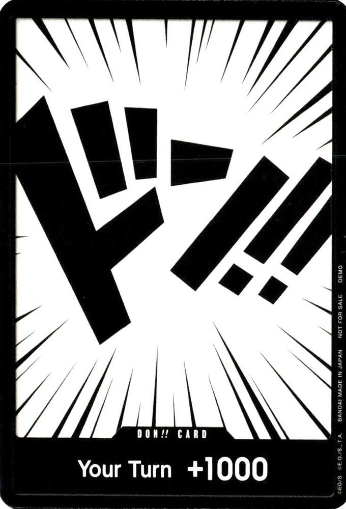 DON!! Card [One Piece Demo Deck Cards]