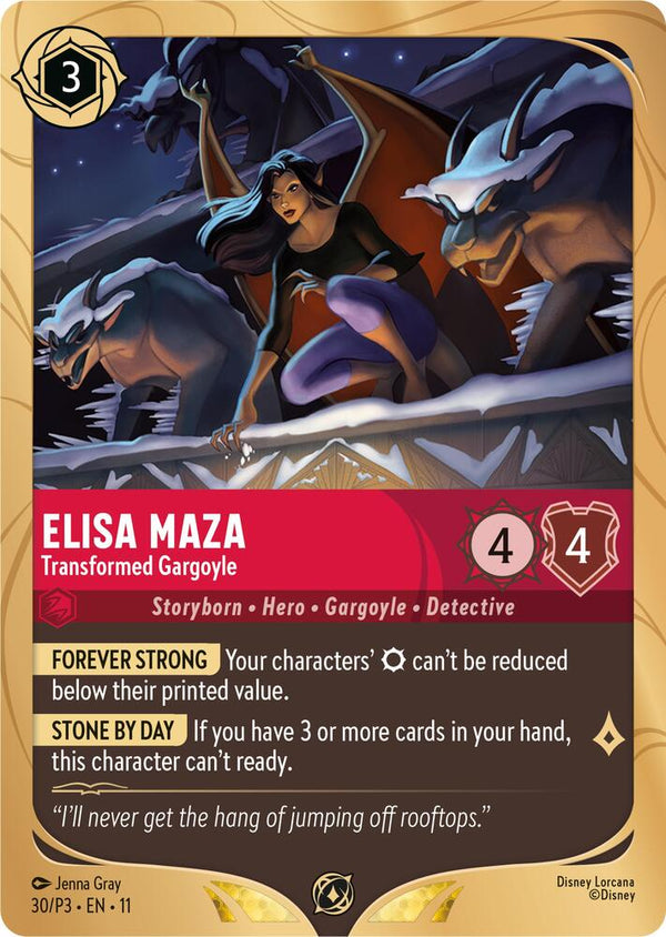 Elisa Maza - Transformed Gargoyle (30) [Disney Lorcana Promo Cards]